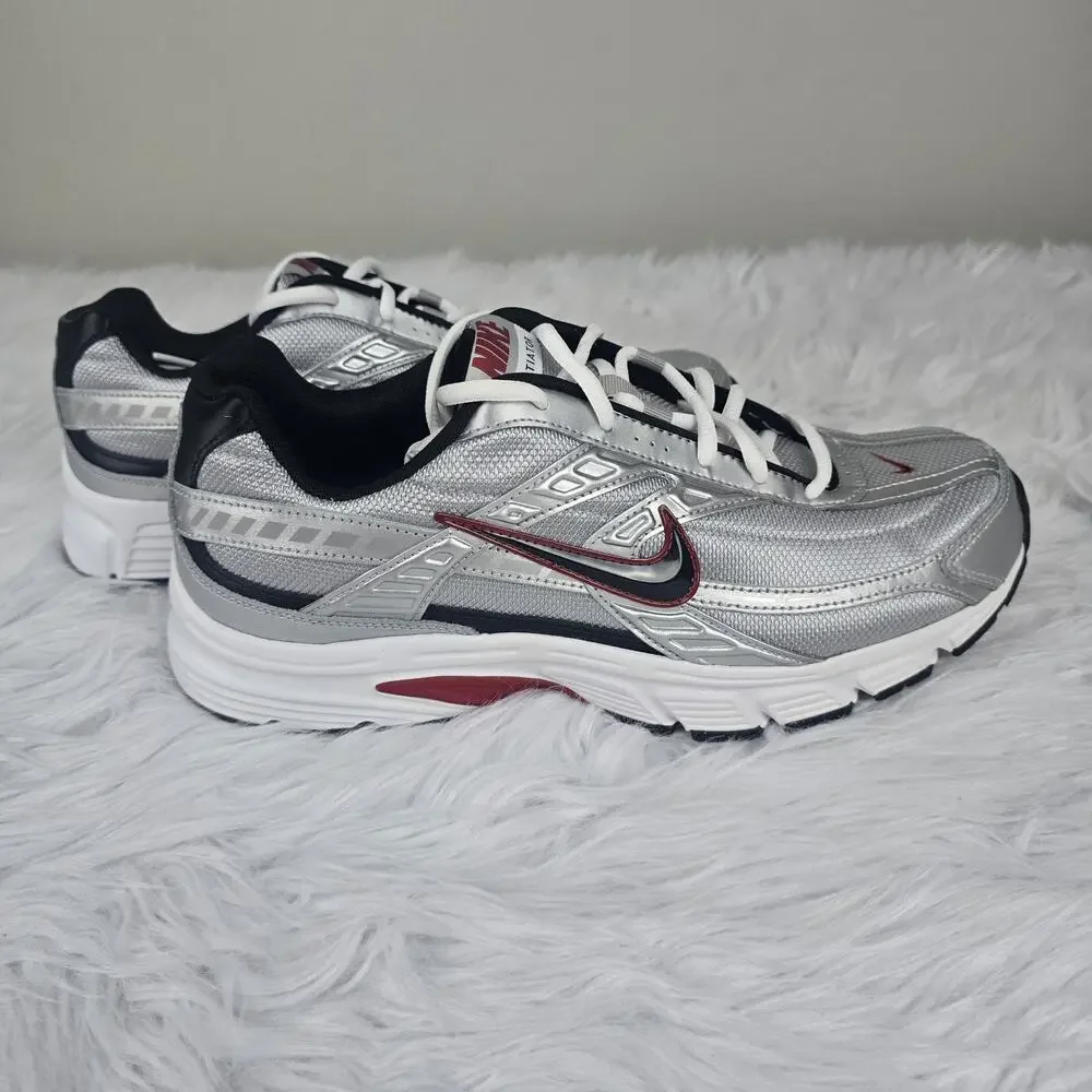 Nike Initiator Metallic Silver Black White Sneaker Men's Size 11 394055-001